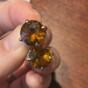 Elegant citrine Stud Earrings